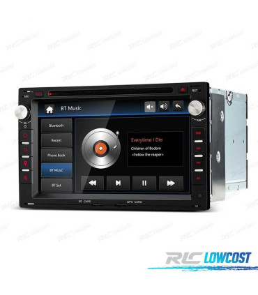 AUTORADIO ANDROID 10 2DIN 7" POUR SEAT SKODA VOLKSWAGEN VW USB GPS TACTIL HD