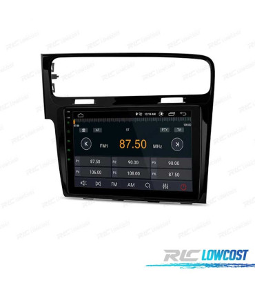 AUTORADIO GPS ANDROID 12 ECRAN TACTILE 10.1" POUR VOLKSWAGEN VW GOLF 7
