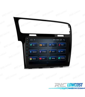 AUTORADIO GPS ANDROID 12 ECRAN TACTILE 10.1" POUR VOLKSWAGEN VW GOLF 7