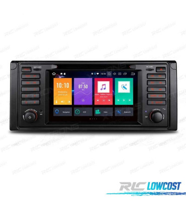 AUTORADIO GPS ANDROID 12 TACTILE 7" POUR BMW E39 E38