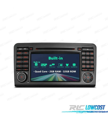 AUTORADIO 7" ANDROID 10.0 QUAD CORE MULTIMEDIA DVD GPS POUR MERCEDES-BENS