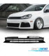 CALANDRE VOLKSWAGEN VW GOLF 6 08-12 NOIR BRILLANT SANS LOGO
