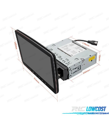 RADIO GPS ANDROID 10 UNIVERSELLE FULL HD