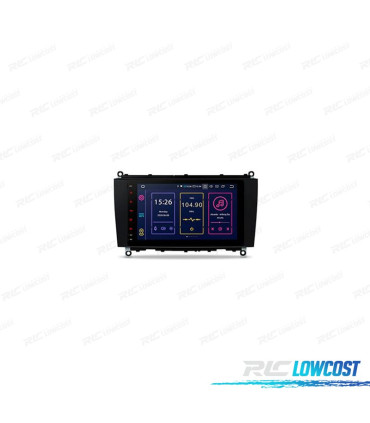 AUTORADIO GPS ANDROID 11 POUR MERCEDES CLK A209 C209 02-09