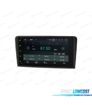 AUTORADIO GPS ANDROID 12 POUR AUDI A3 S3 RS3