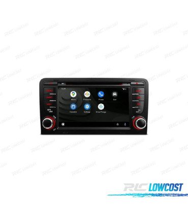 AUTORADIO GPS ANDROID 12 AUDI A3 S3 RS3 03-12 DPS