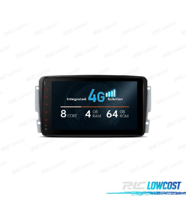 AUTORADIO GPS ANDROID 13 POUR MERCEDES W168 C W203 CLK W209 G W463 VITO VIANO W639