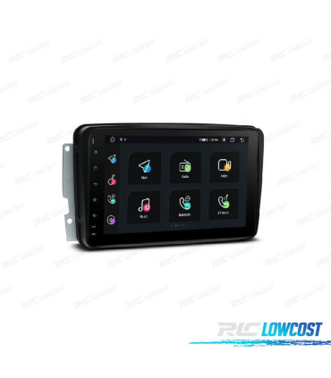 AUTORADIO GPS ANDROID 13 POUR MERCEDES W168 C W203 CLK W209 G W463 VITO VIANO W639