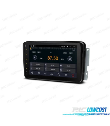 AUTORADIO GPS ANDROID 13 POUR MERCEDES W168 C W203 CLK W209 G W463 VITO VIANO W639
