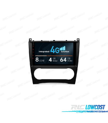 AUTORADIO GPS ANDROID 13 POUR MERCEDES CLASSE C W203 CLK W209 G W463 04-08