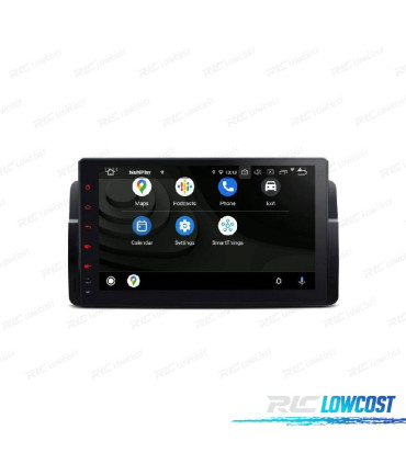 AUTORADIO GPS ANDROID 13 BMW E46 MG ZT ROVER 75