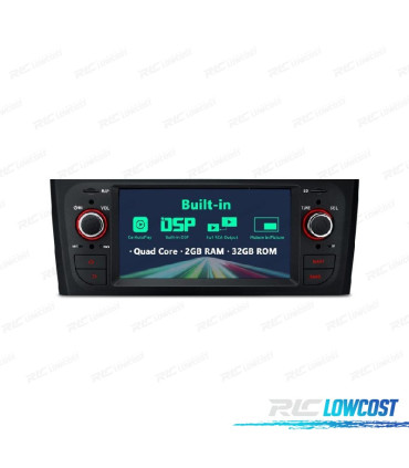 AUTORADIO GPS ANDROID 13 POUR FIAT GRANDE PUNTO LINEA