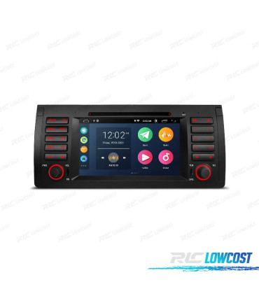AUTORADIO GPS ANDROID 12 QUAD CORE BMW X5 E53 99-03