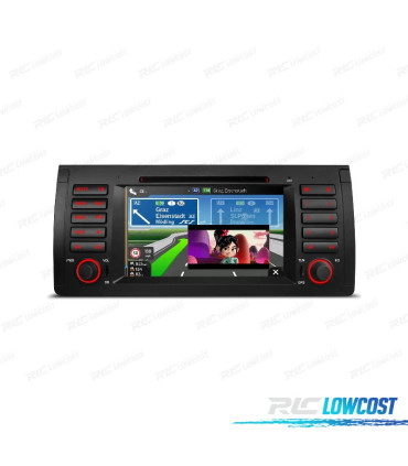 AUTORADIO GPS ANDROID 12 POUR BMW X5 E53 99-03