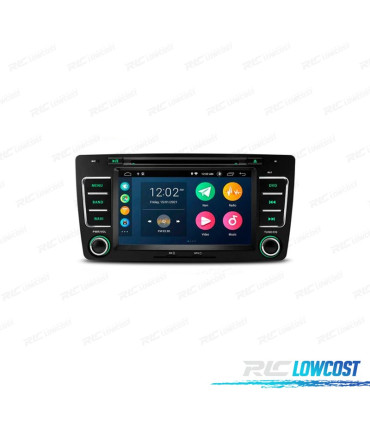 AUTORADIO GPS ANDROID 12 POUR SKODA OCTAVIA YETI 08-14