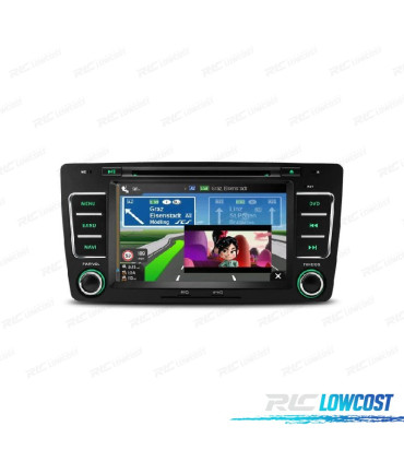 AUTORADIO GPS ANDROID 12 POUR SKODA OCTAVIA YETI 08-14