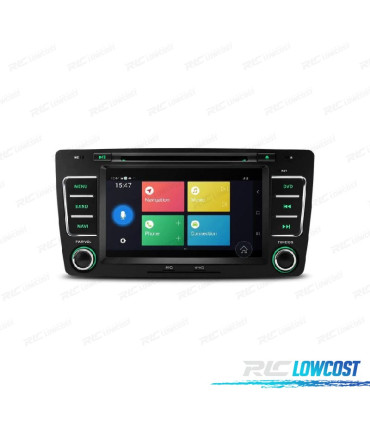 AUTORADIO GPS ANDROID 12 POUR SKODA OCTAVIA YETI 08-14