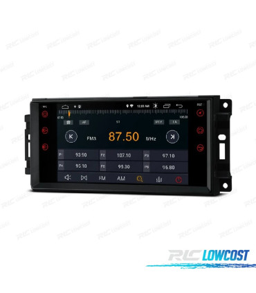 AUTORADIO GPS ANDROID 10 POUR DODGE JEEP CHRYSLER 07-11