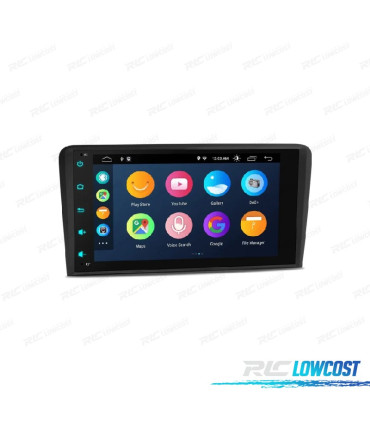 AUTORADIO GPS ANDROID 12 POUR AUDI A3 S3 RS3 03-12