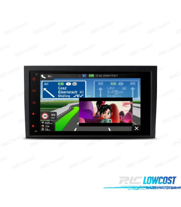 AUTORADIO GPS ANDROID 12 POUR AUDI A4 S4 RS4 SEAT EXEO 00-08