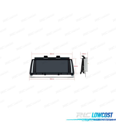 AUTORADIO GPS ANDROID 12 BMW X3 F25 X4 F26 13-16 NBT
