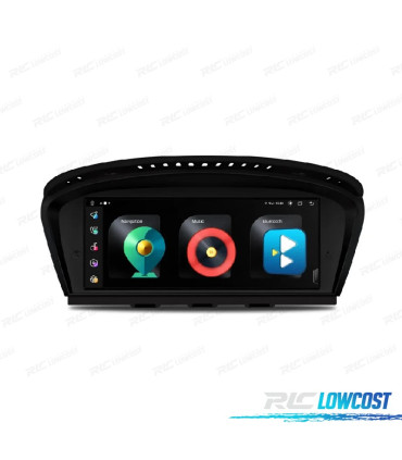 AUTORADIO GPS ANDROID 12 POUR BMW SÉRIE 3 E90 E91 E92 E93 SÉRIE 5 E60 E61 E63 E64 05-08 CCC