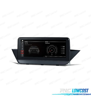 AUTORADIO GPS ANDROID 10 POUR BMW X1 E84 09-15 SANS ÉCRAN DE SÉRIE