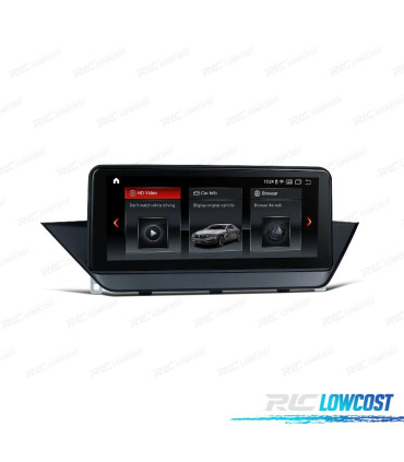 AUTORADIO GPS ANDROID 10 POUR BMW X1 E84 09-15 SANS ÉCRAN DE SÉRIE