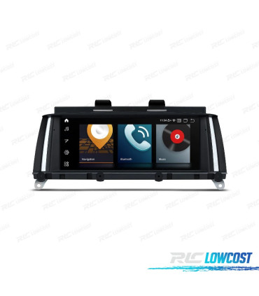 AUTORADIO GPS ANDROID 12 POUR BMW X3 F25 X4 F26 11-13 CIC
