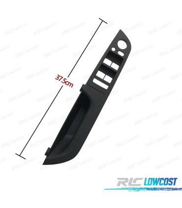 GARNITURE DE PANNEAU DE PORTE INTÉRIEUR BMW SÉRIE 3 E90 E91 NOIR