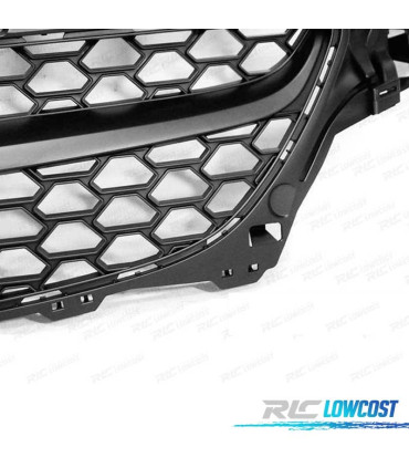 CALANDRE SPORT AVANT POUR OPEL CORSA E 14-19 BLACK EDITION