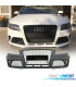 PARE CHOCS AUDI A4 B8 08-11 LOOK RS4 GRILLE NOIR SRA PDC