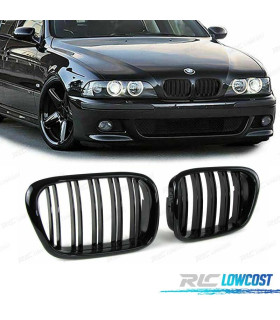 DOUBLE CALANDRE BMW E39 95-03 NOIR BRILLANT