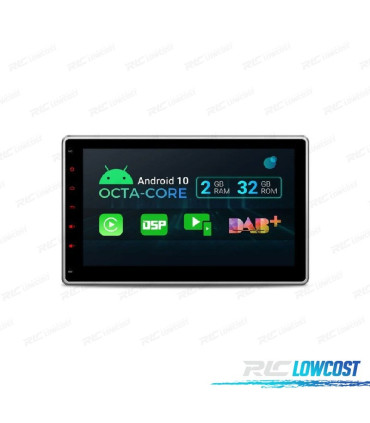 AUTORADIO GPS ANDROID 10 UNIVERSEL 10.1"