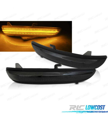 CLIGNOTANTS RÉTROVISEURS LED DINAMIQUES PEUGEOT 208 CITROEN C3 12-20 FUMÉ