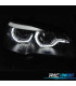 PHARES LED BMW X5 E70 07-13 OEM XÉNON ANGEL EYES NOIR