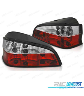 FEUX ARRIÈRE PEUGEOT 106 96-03 ROUGE BLANC