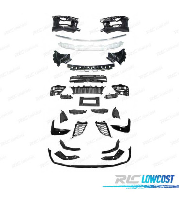 PARE CHOCS FRONTAL BMW G20 19- LOOK M PERFORMANCE PDC NOIR BRILLANT