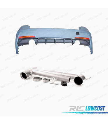 PARE-CHOCS ARRIÈRE BMW F31 11-18 LOOK M PERFORMANCE + KIT ÉCHAPPEMENT