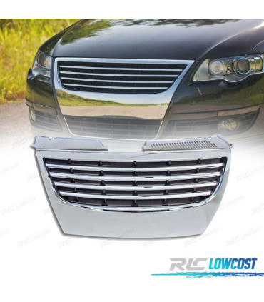 CALANDRE VOLKSWAGEN VW PASSAT 3C 05-10 CHROMÉ SANS PDC