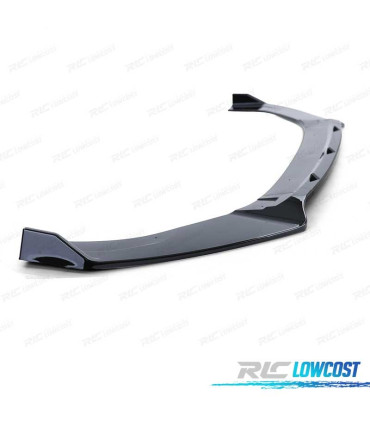 SPOILER LAME FRONTAL VOLKSWAGEN VW GOLF MK7 GTI 12-21 NOIR BRILLANT