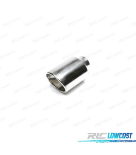 EMBOUT D'ÉCHAPPEMENT REBORD ROND ACIER INOXIDABLE