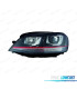 PHARES XÉNON POUR VOLKSWAGEN VW GOLF VII GTI GTD 12-17 FOND NOIR