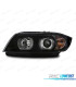 PHARES BMW E90 E91 05-08 XÉNON ANGEL EYES U 3D FOND NOIR