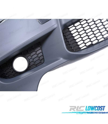 PARE-CHOCS FRONTAL BMW E81 E87 E82 04-13 LOOK 1M SRA + GRILLES ANTI-BROUILLARD