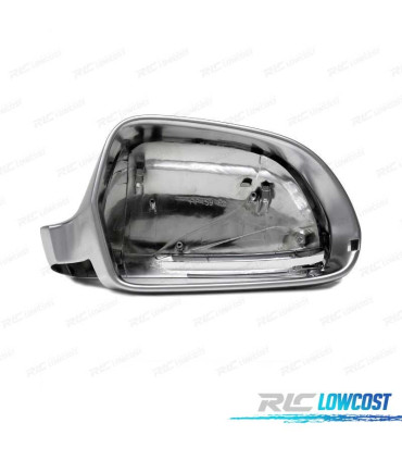 COQUES RÉTROVISEURS AUDI A3 S3 RS3 8V 13-19 NOIR BRILLANT LOOK S