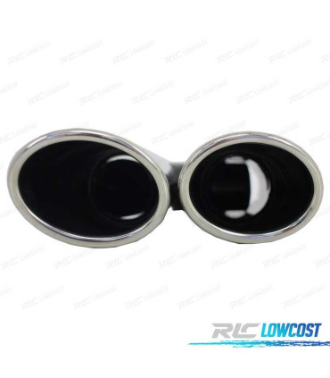 DIFFUSEUR AUDI A6 4G 10- LOOK S6 + EMBOUTS D'ÉCHAPPEMENT