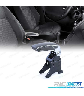 ACCOUDOIR UNIVERSEL NOIR ET GRIS CHROMÉ