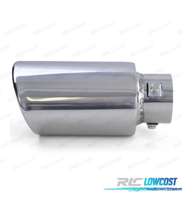 EMBOUT D'ÉCHAPPEMENT ACIER INOXYDABLE OVALE 88MM