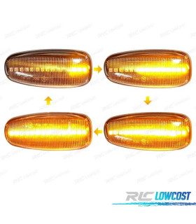 CLIGNOTANTS LATÉRAUX LED DYNAMIQUES LED MERCEDES R170 R171 W163 W202 W210 W208 W638 FOND NOIR